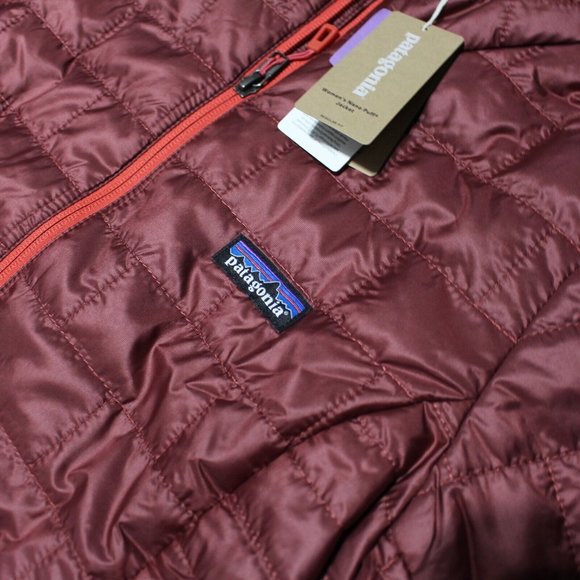 NEW! PATAGONIA Women’s Nano Puff Jacket  Full-Zip Insulated—Sequoia Red - Picture 9 of 11